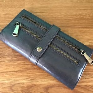 HOBO bifold wallet in gray